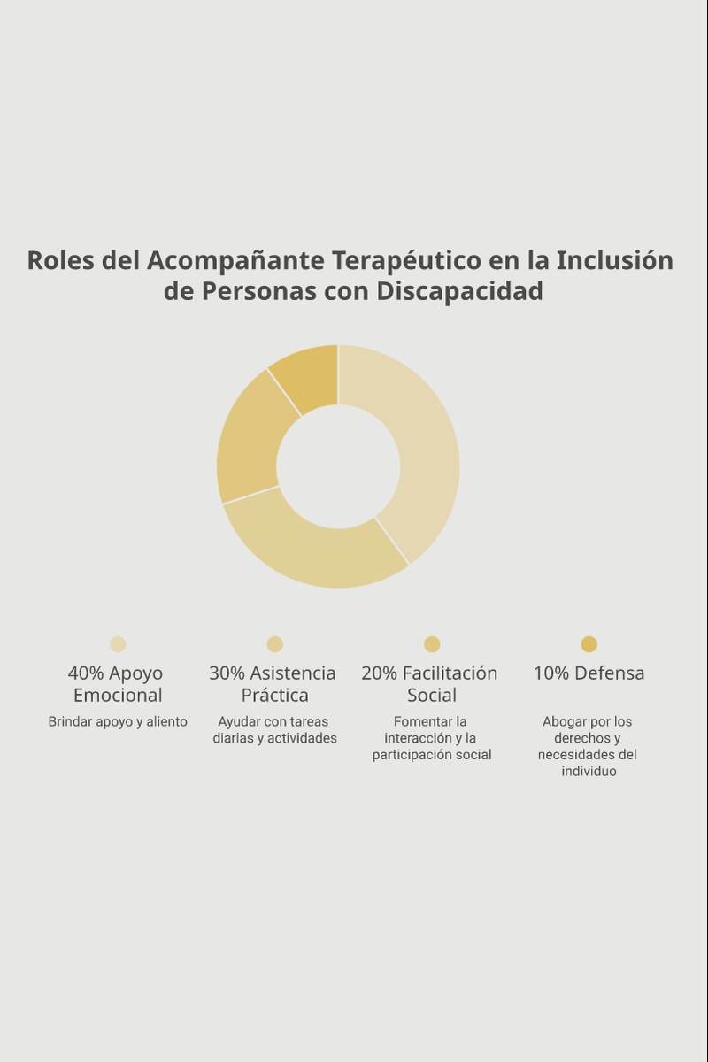 Infografía: síntesis visual de acompañante terapéutico discapacidad