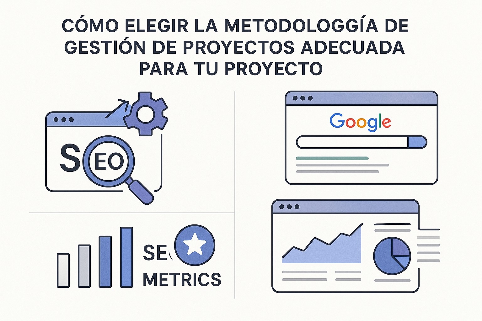 Equipo de proyecto colaborando en un tablero Kanban digital