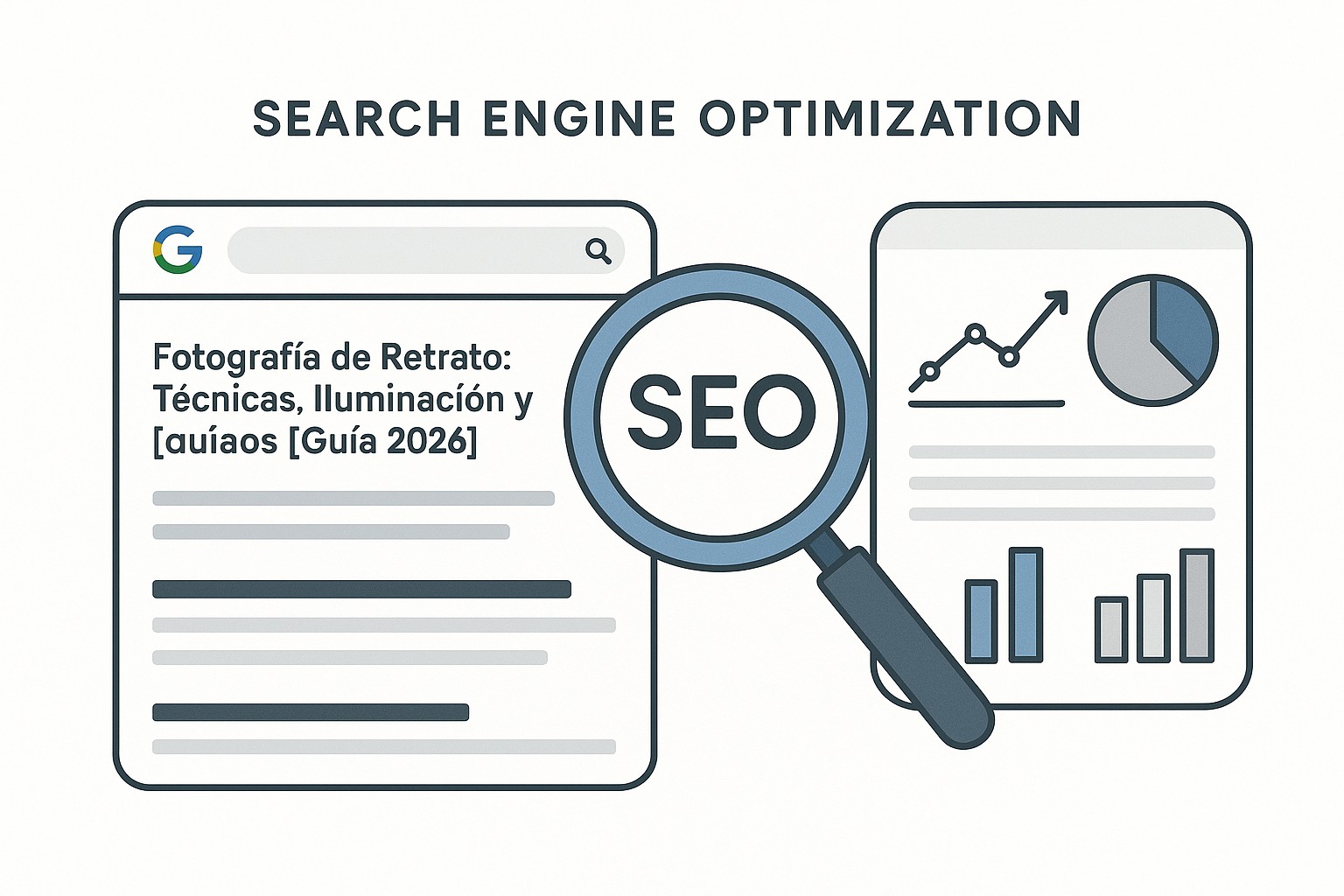 Ilustración sobre fotografia de retrato guia