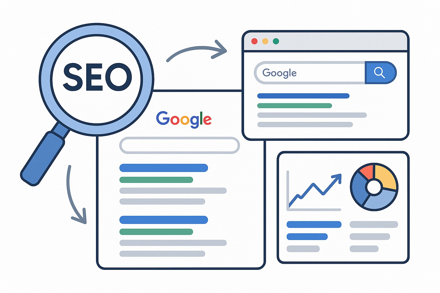 Vista de Google Docs mostrando la integración con otras aplicaciones de Google Workspace, como la inserción de un gráfico de Google Sheets y un evento de Google Calendar.