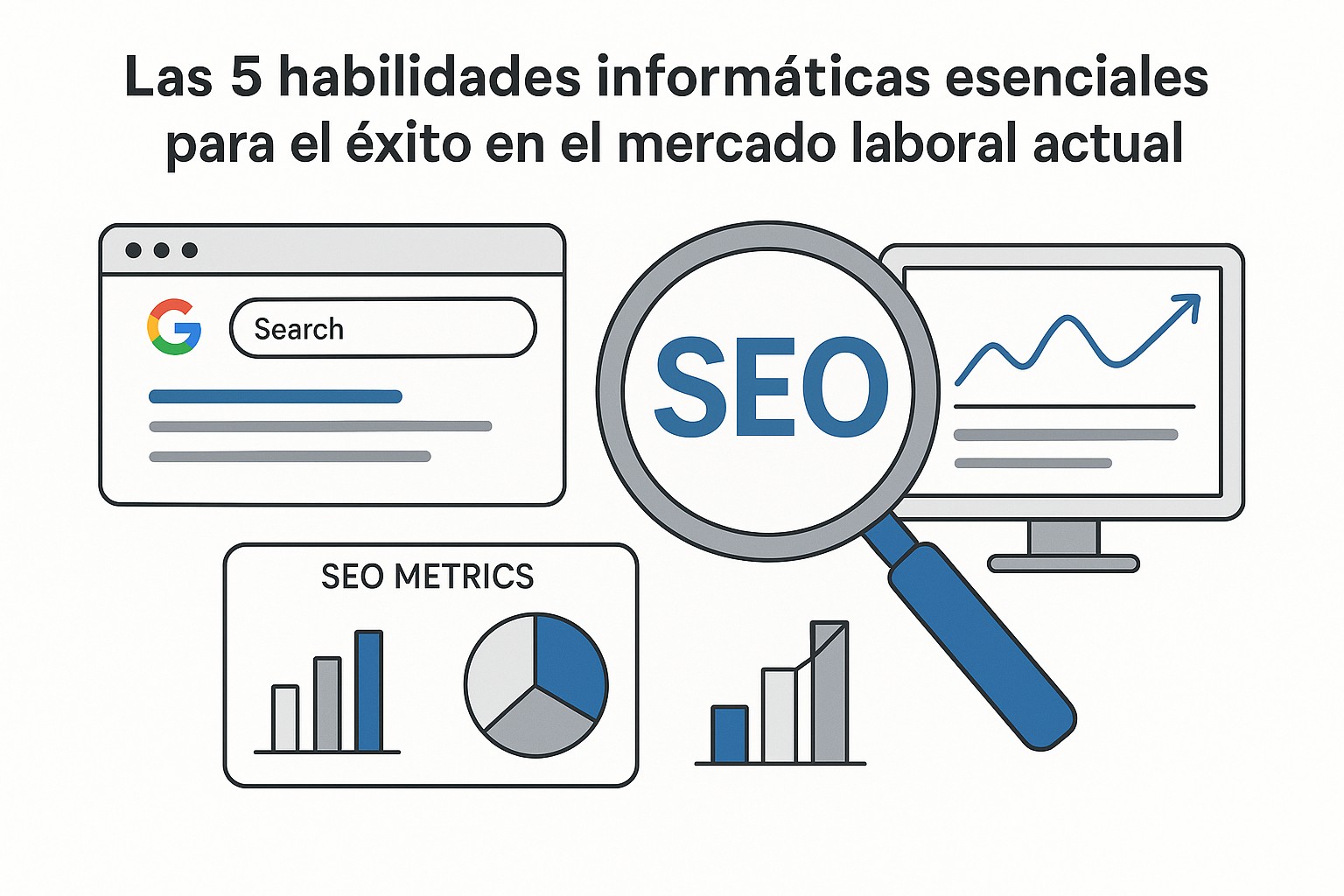 Persona interactuando con una interfaz de inteligencia artificial agéntica, mostrando flujos de trabajo automatizados y generación de contenido