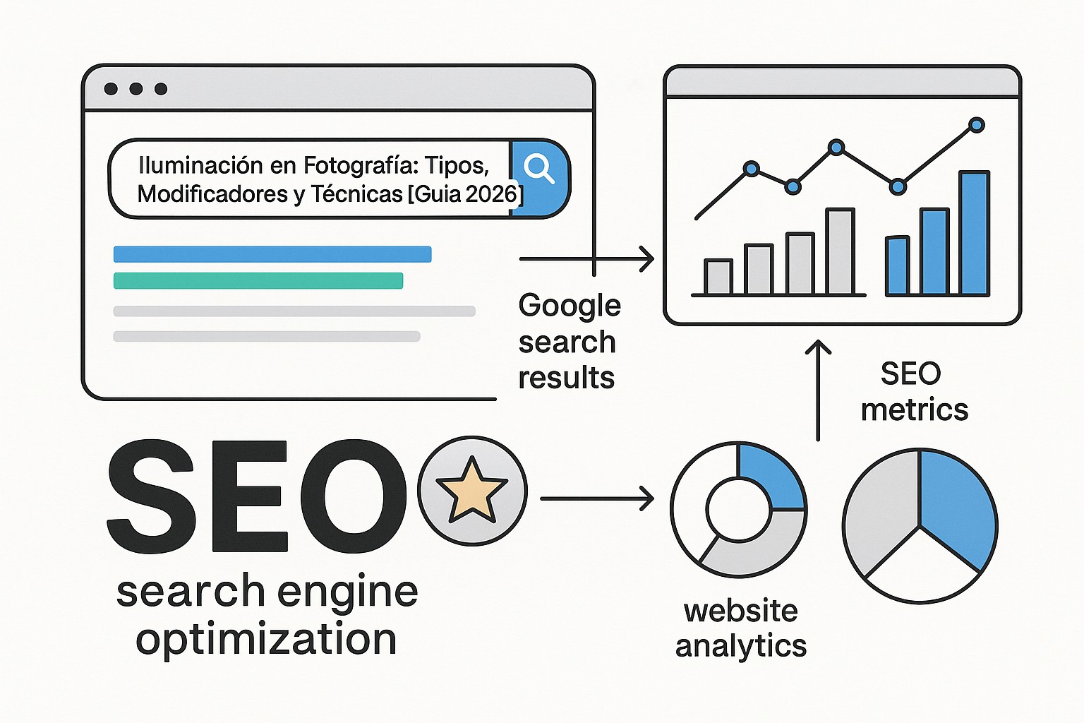 Comparativa de iluminación con luz continua y flash en fotografía
