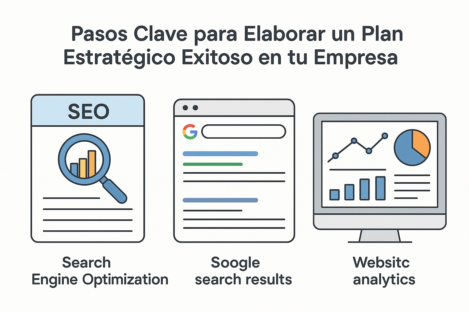 Equipo de trabajo analizando un plan estratégico en una pizarra