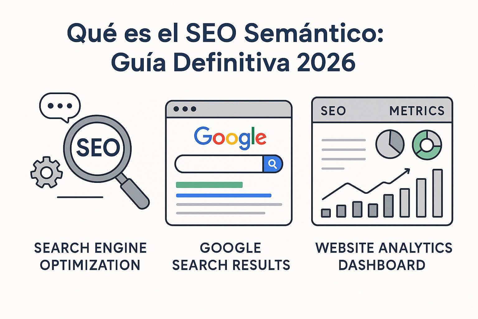 Ilustración sobre que es seo semantico