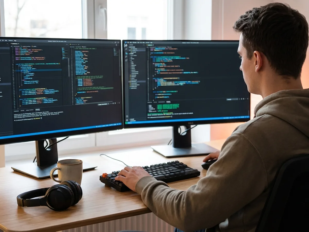 Desarrollador Full Stack trabajando remoto en Argentina