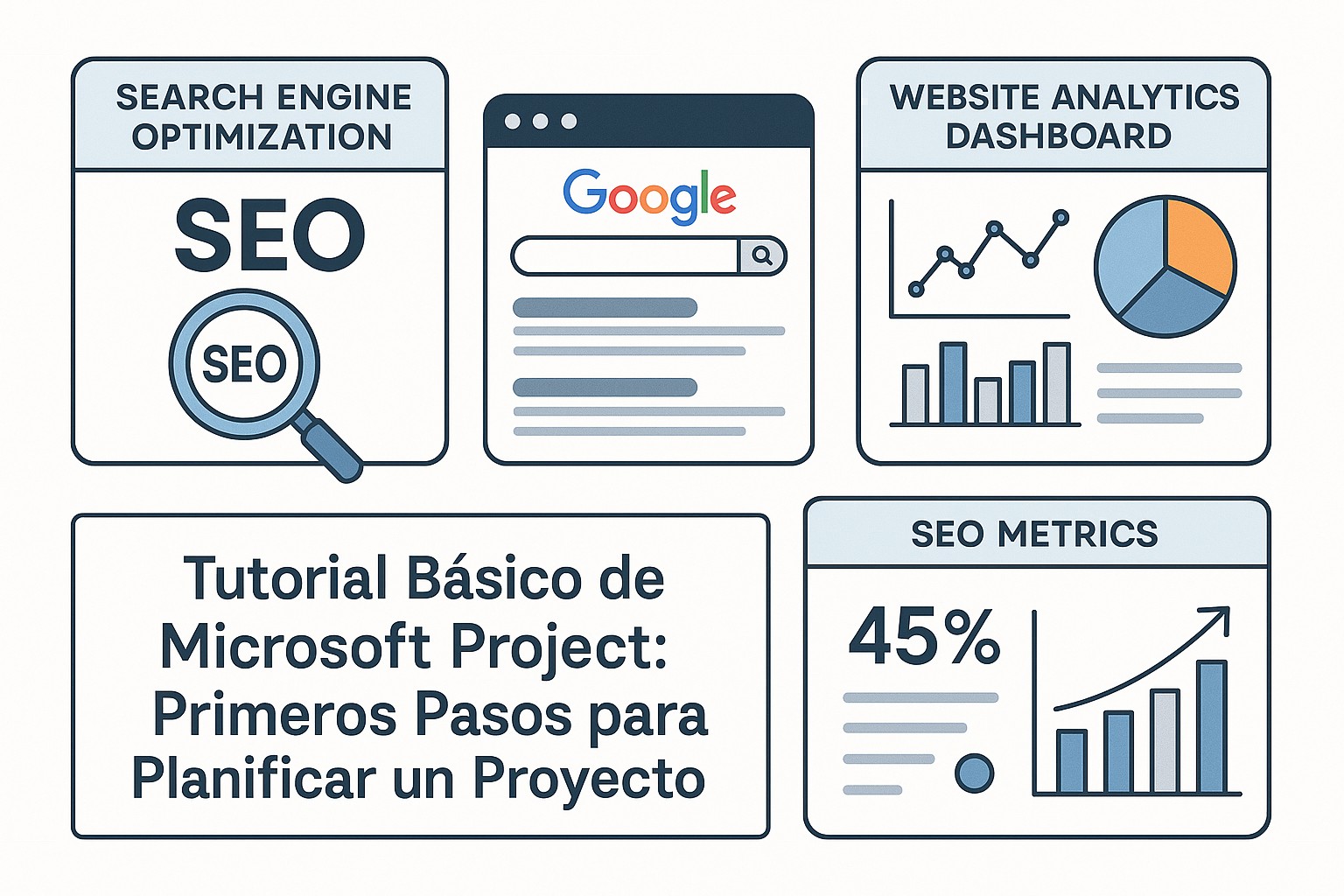 Interfaz de Microsoft Project mostrando la creación de tareas y la WBS