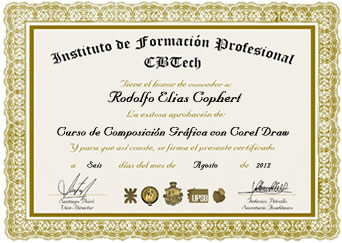 Certificado Instituto CBTEch